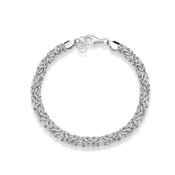 Miabella Italy Sterling Silver Bracelet - Picture 2 of 4